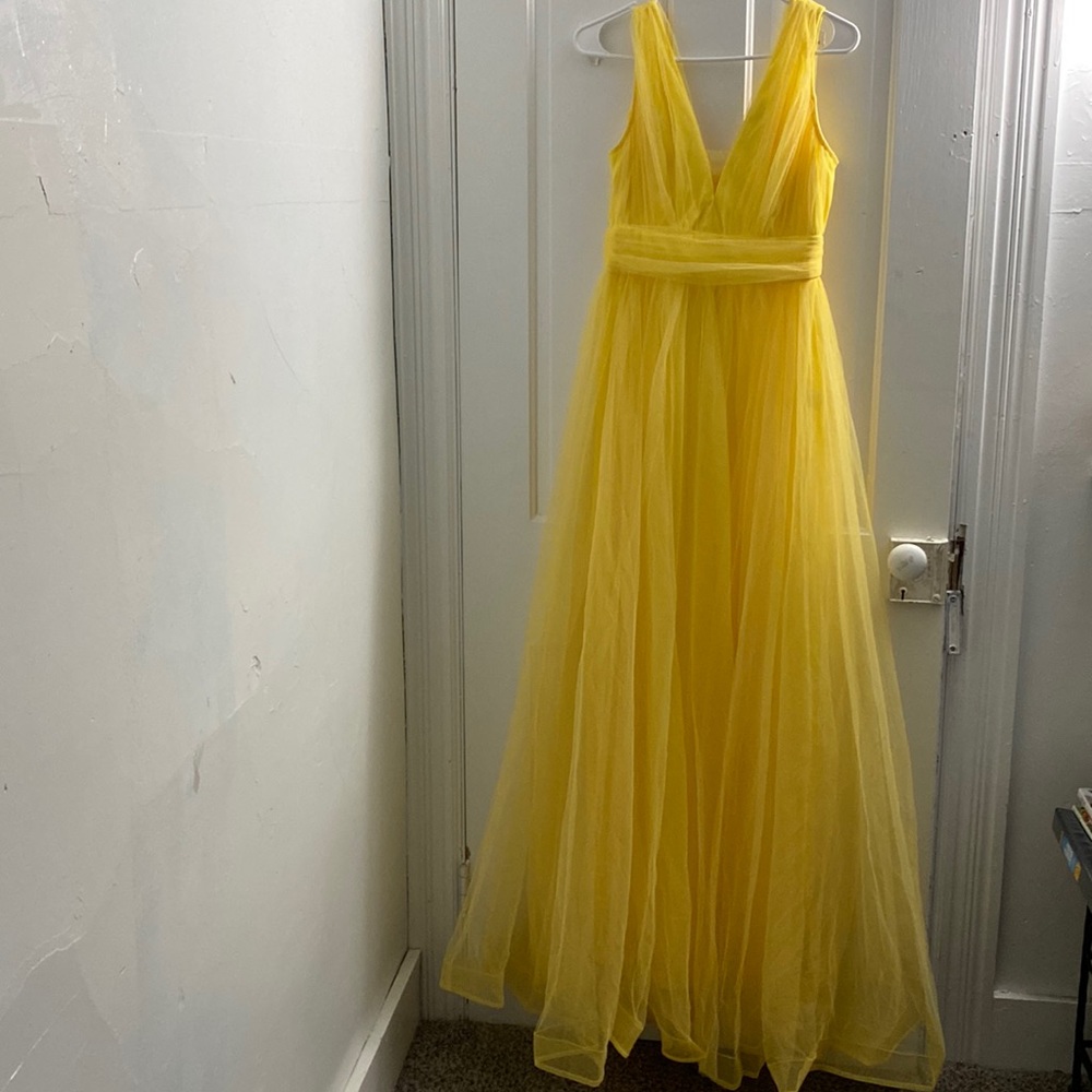 Beautiful long dress for a wedding guest